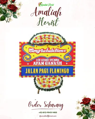 Bunga Papan Congratulation di Mangga